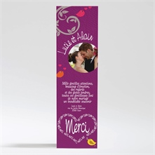 Remerciement mariage réf. N20025