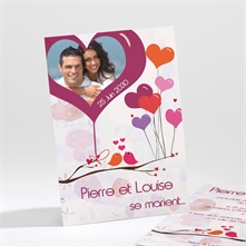Faire-part mariage réf. N21121