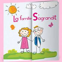 Faire-part naissance réf. N60001