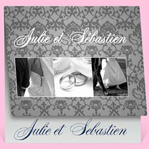 Faire-part mariage réf. N50103