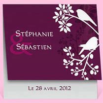 Faire-part mariage réf. N50107