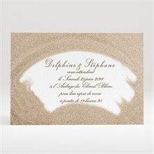 Carton d'invitation mariage réf. N12050