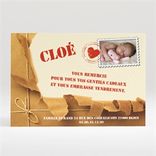 Remerciement naissance réf. N12010