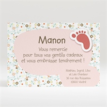 Remerciement naissance réf. N12013