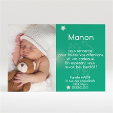 Remerciement naissance réf. N12027