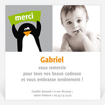 Remerciement naissance réf. N30004