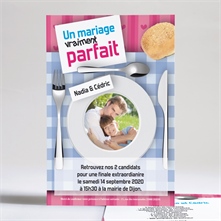 Faire-part mariage réf. N24102