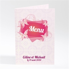 Menu mariage réf. N40144