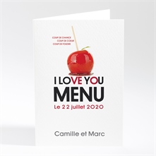Menu mariage réf. N40155