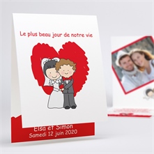 Faire-part mariage réf. N50116