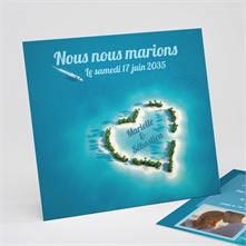 Faire-part mariage réf. N31114
