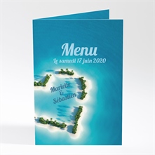 Menu mariage réf. N40152