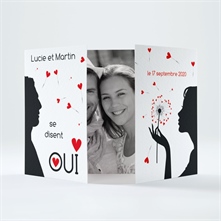 Faire-part mariage réf. N70113
