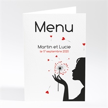 Menu mariage réf. N40163