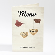 Menu mariage réf. N40171