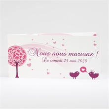 Faire-part mariage réf. N43110
