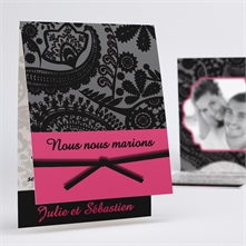 Faire-part mariage réf. N50119