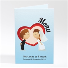 Menu mariage réf. N401105
