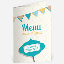 Menu mariage réf. N401135