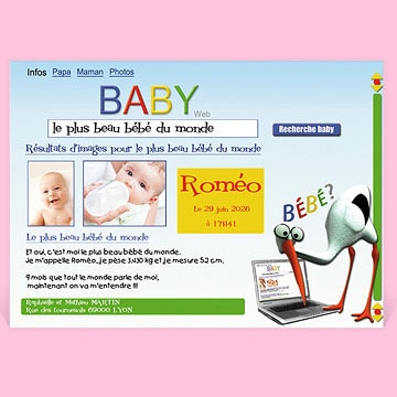 Faire-part naissance