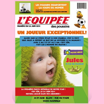 Faire-part naissance