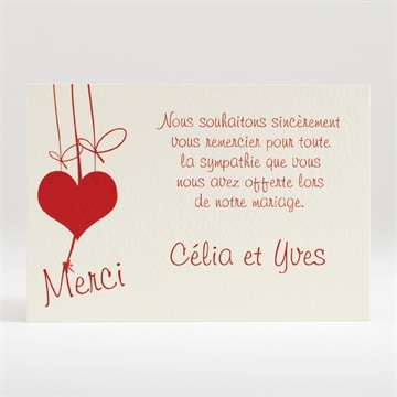 Remerciement mariage
