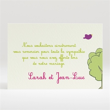 Remerciement mariage