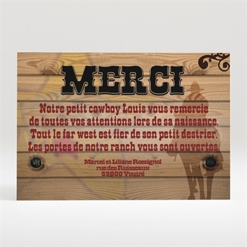 Remerciement naissance