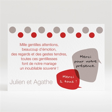 Remerciement mariage