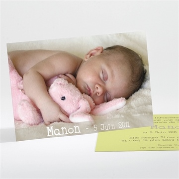 Faire-part naissance