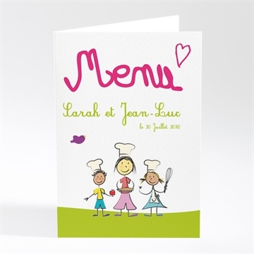 Menu mariage réf.N40110