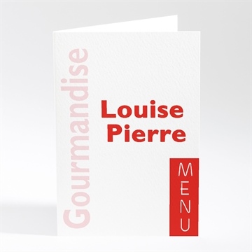 Menu mariage