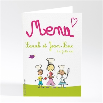 Menu mariage
