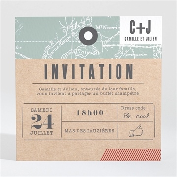 Carton D Invitation Mariage Voyage Voyage Monfairepart Com