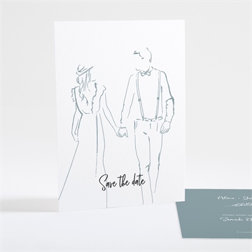 Save the date Just married - Le faire-part Français.fr :: Dessin original