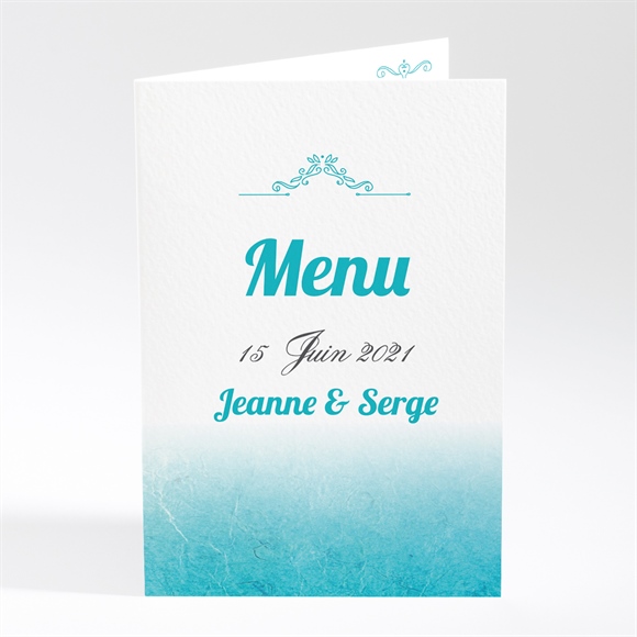 Menu Anniversaire De Mariage Carte Classique Et Vintage Monfairepart Com