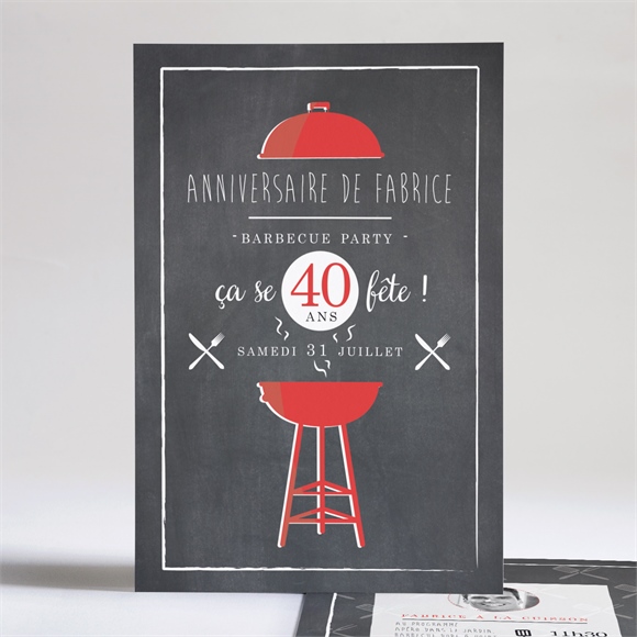 Invitation Anniversaire 40 Ans Ensemble Monfairepart Com