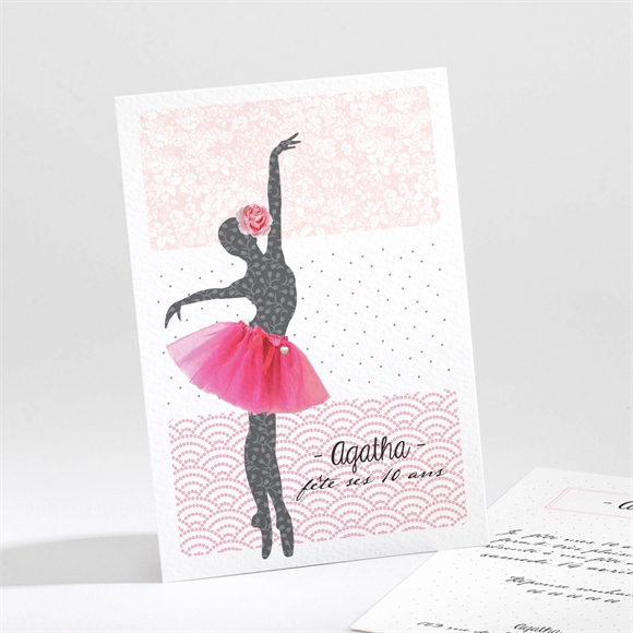 Invitation Anniversaire Notre Petite Danseuse Monfairepart Com