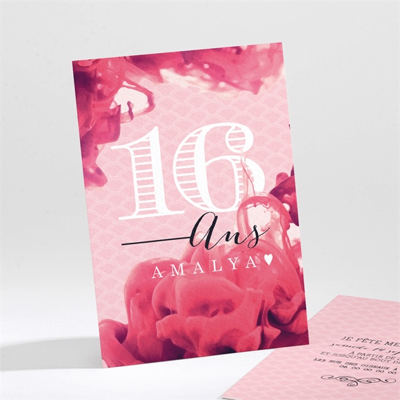 Invitation Anniversaire Belles Fleurs Monfairepart Com